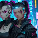 Arte hentai ilustración increíble de Mashle Shojo Anime Trailer Yaoi Maid generado por IA