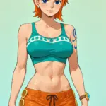 Arte hentai ilustración increíble de May Thai generado por IA