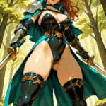 Arte hentai ilustración increíble de Meet Deanna Murphy Nude Brunette generado por IA