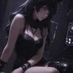 Arte hentai ilustración increíble de Mega Defender Costume For Bare Maidens generado por IA