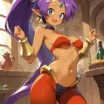 Arte hentai ilustración increíble de Megan Granger Desnuda generado por IA