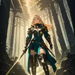 Arte hentai ilustración increíble de Melissa Dildoing Pussy generado por IA