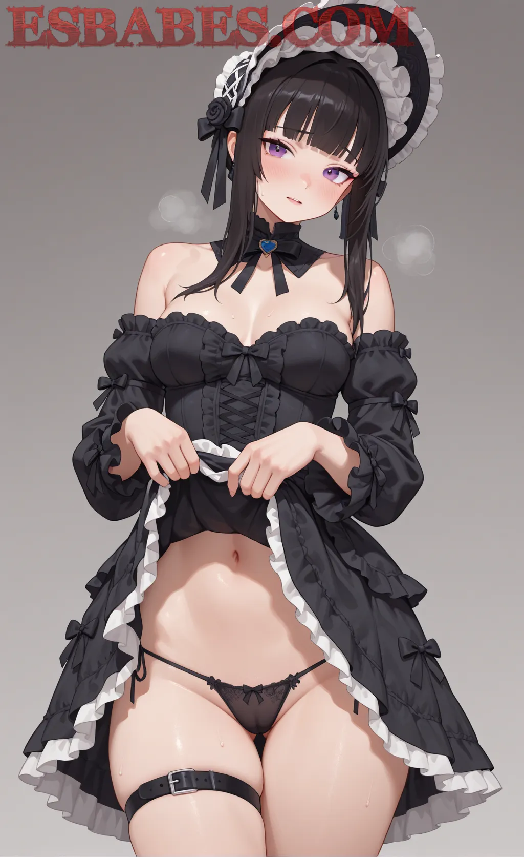 Arte hentai ilustración increíble de Mira Como Te Enseno Mis Tetas generado por IA