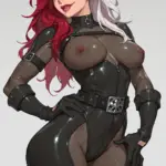 Arte hentai ilustración increíble de Mix Jovencitas Latinas Amateur Posando Sexy generado por IA