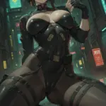 Arte hentai ilustración increíble de Modelo Asiatica Desnuda generado por IA
