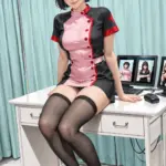 Arte hentai ilustración increíble de Modelo Rusa Kira generado por IA