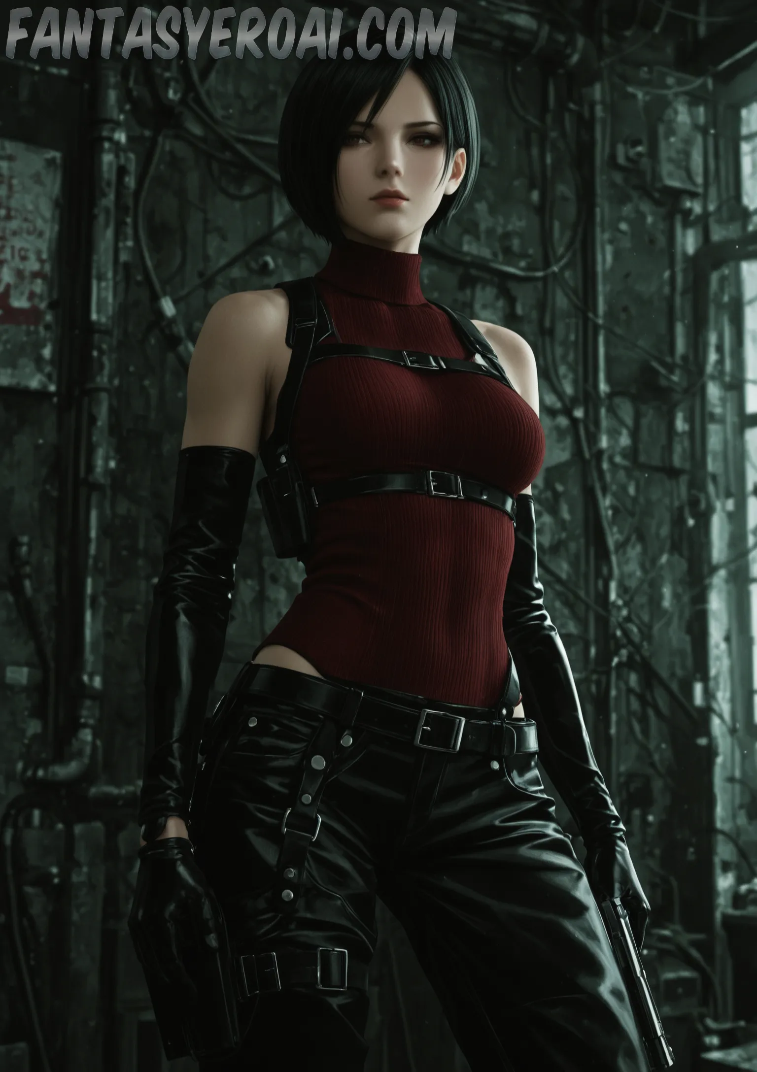 Arte hentai ilustración increíble de Modelos Del Porno Que Muestran Sus Delicias Cinco generado por IA