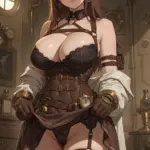 Arte hentai ilustración increíble de Modelos En Transparencia Erotica Parte Dos generado por IA