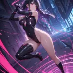 Arte hentai ilustración increíble de Modelos En Transparencia Erotica Parte Uno generado por IA