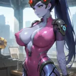 Arte hentai ilustración increíble de Modelos Famosas Evangeline Lilly generado por IA