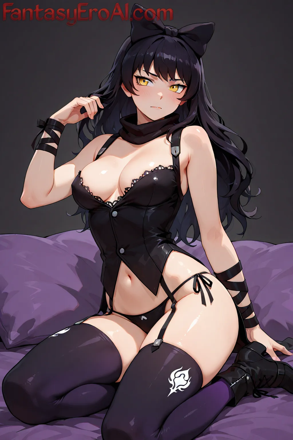 Arte hentai ilustración increíble de Modelos Famosas Miley Cyrus generado por IA