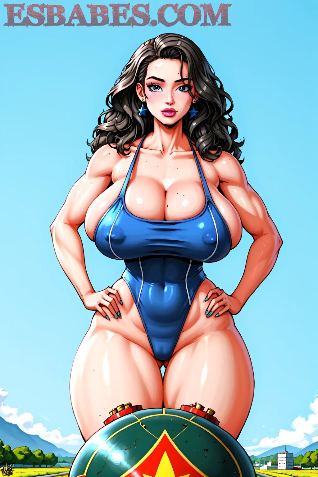 Arte hentai ilustración increíble de Modelos Pelirrojas Desnudas Y Calientes En Esbabes generado por IA