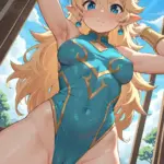 Arte hentai ilustración increíble de Mom Gets Double Penetrated With Strap Ons generado por IA