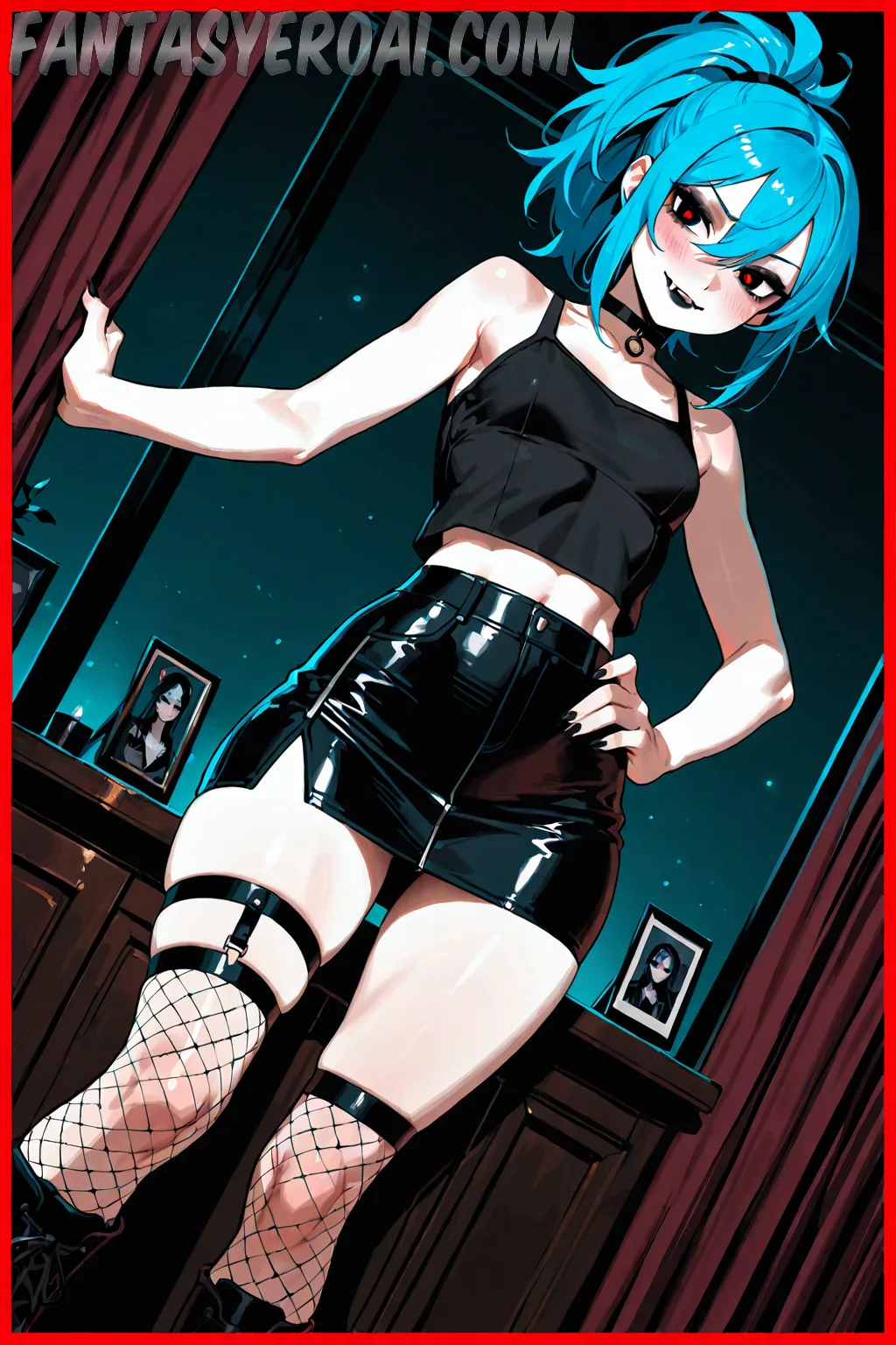 Arte hentai ilustración increíble de Momentos Desnudos generado por IA