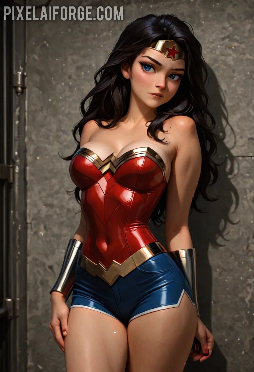 Arte hentai ilustración increíble de Mosh Desnuda Y Espectacular generado por IA