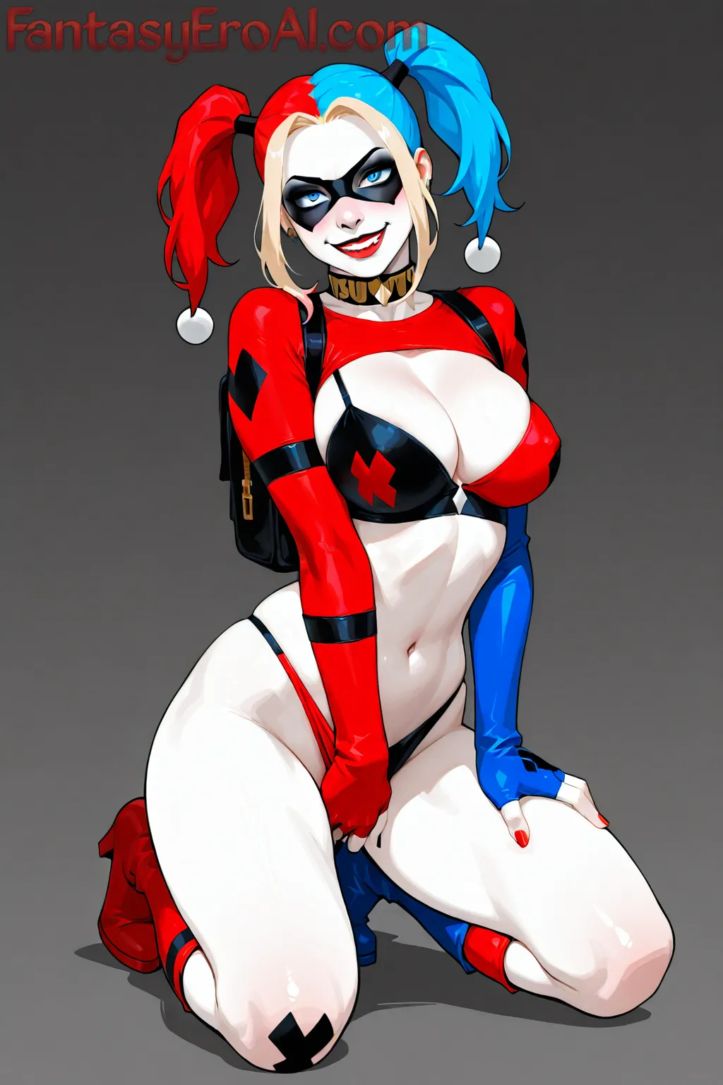 Arte hentai ilustración increíble de Mostrando En Cono generado por IA