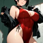 Arte hentai ilustración increíble de Motivadoras Modelos Cosplay Parte Siete generado por IA