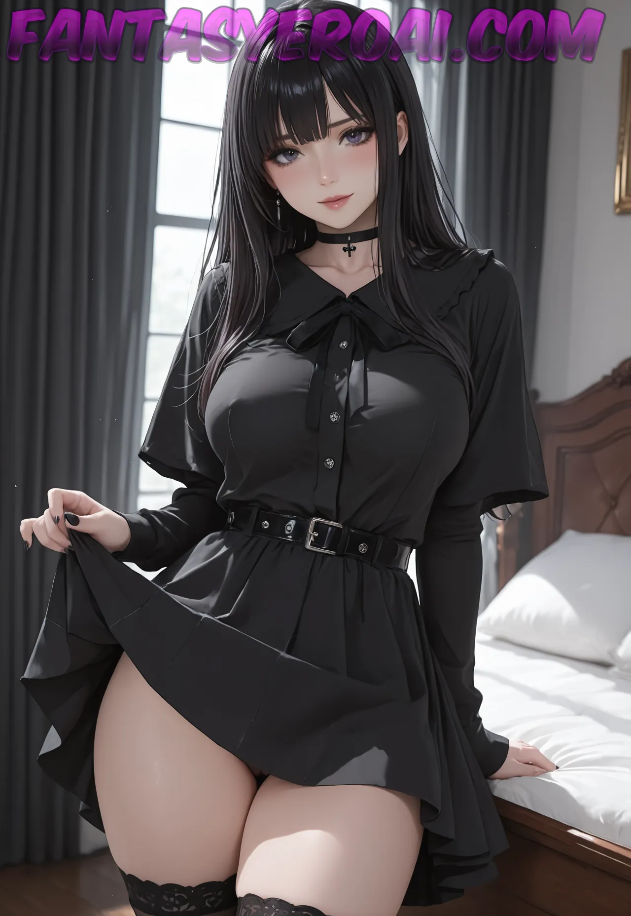 Arte hentai ilustración increíble de Mujer Atrevida generado por IA