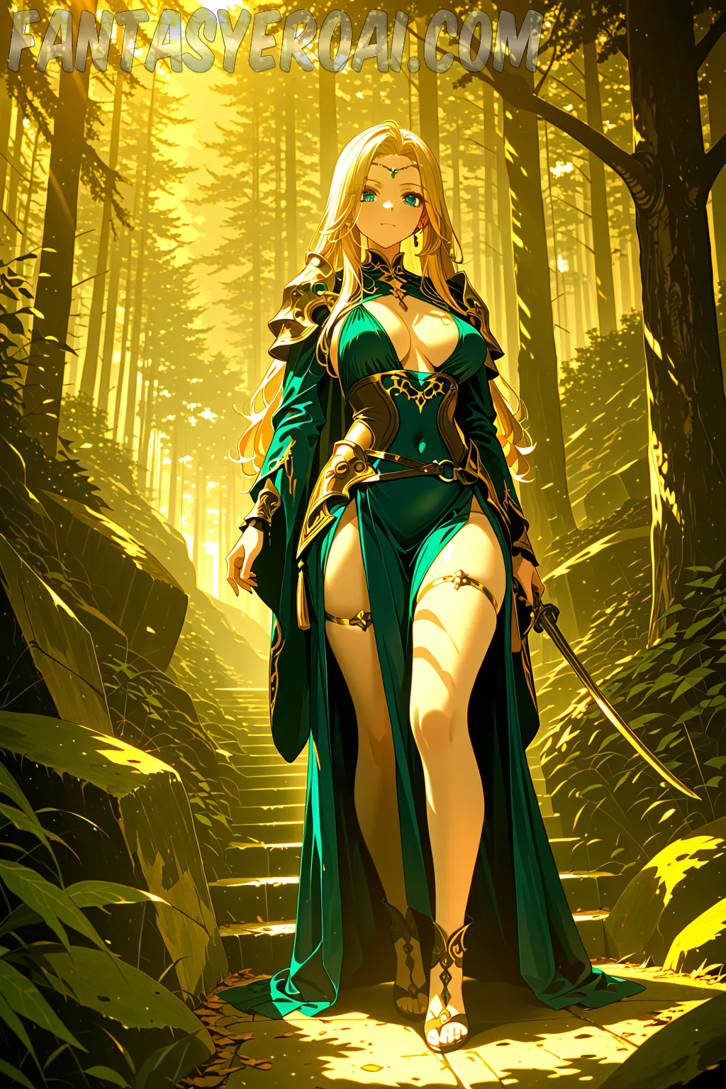 Arte hentai ilustración increíble de Mujer Rusa generado por IA