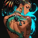 Arte hentai ilustración increíble de Mujeres Cachondas En Instagram Ocho generado por IA