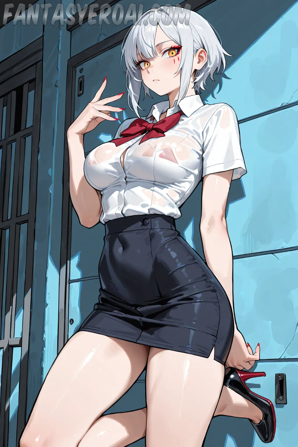 Arte hentai ilustración increíble de Mujeres D generado por IA