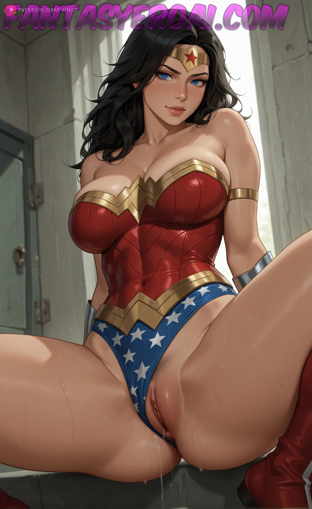 Arte hentai ilustración increíble de Mujeres Del Fitness generado por IA