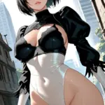 Arte hentai ilustración increíble de Mujeres Desnudas Candy Y Su Cono Caliente generado por IA