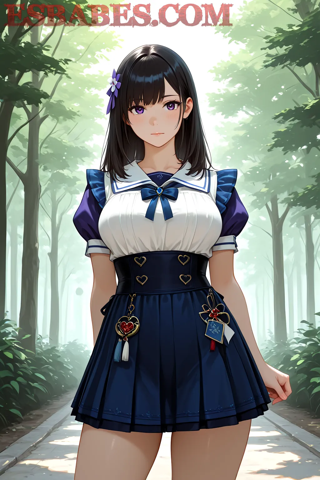 Arte hentai ilustración increíble de Mujeres Guerreras Armadas Y Fogosas generado por IA