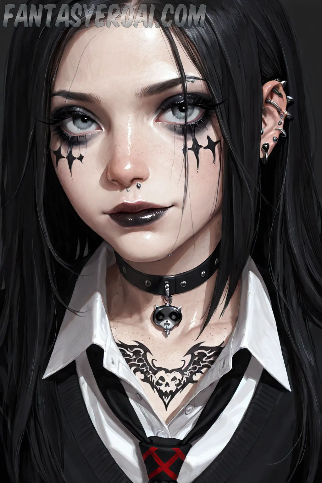 Arte hentai ilustración increíble de Mujeres Negras Desnudas Y Atrevidas generado por IA