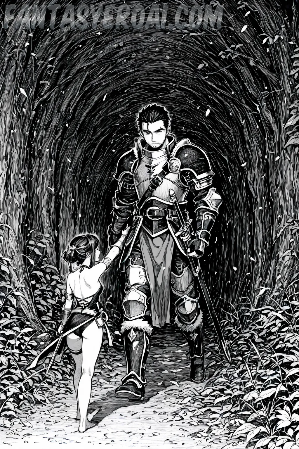 Arte hentai ilustración increíble de Mulatas Desnudas Eroticas generado por IA