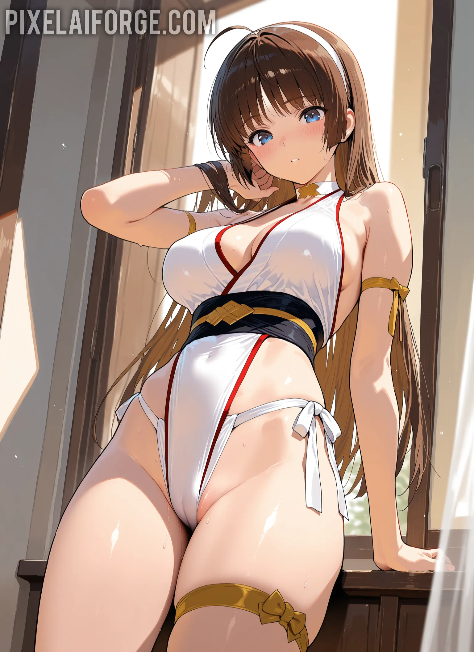 Arte hentai ilustración increíble de Naked Esbabes Guapas Y Sexy generado por IA