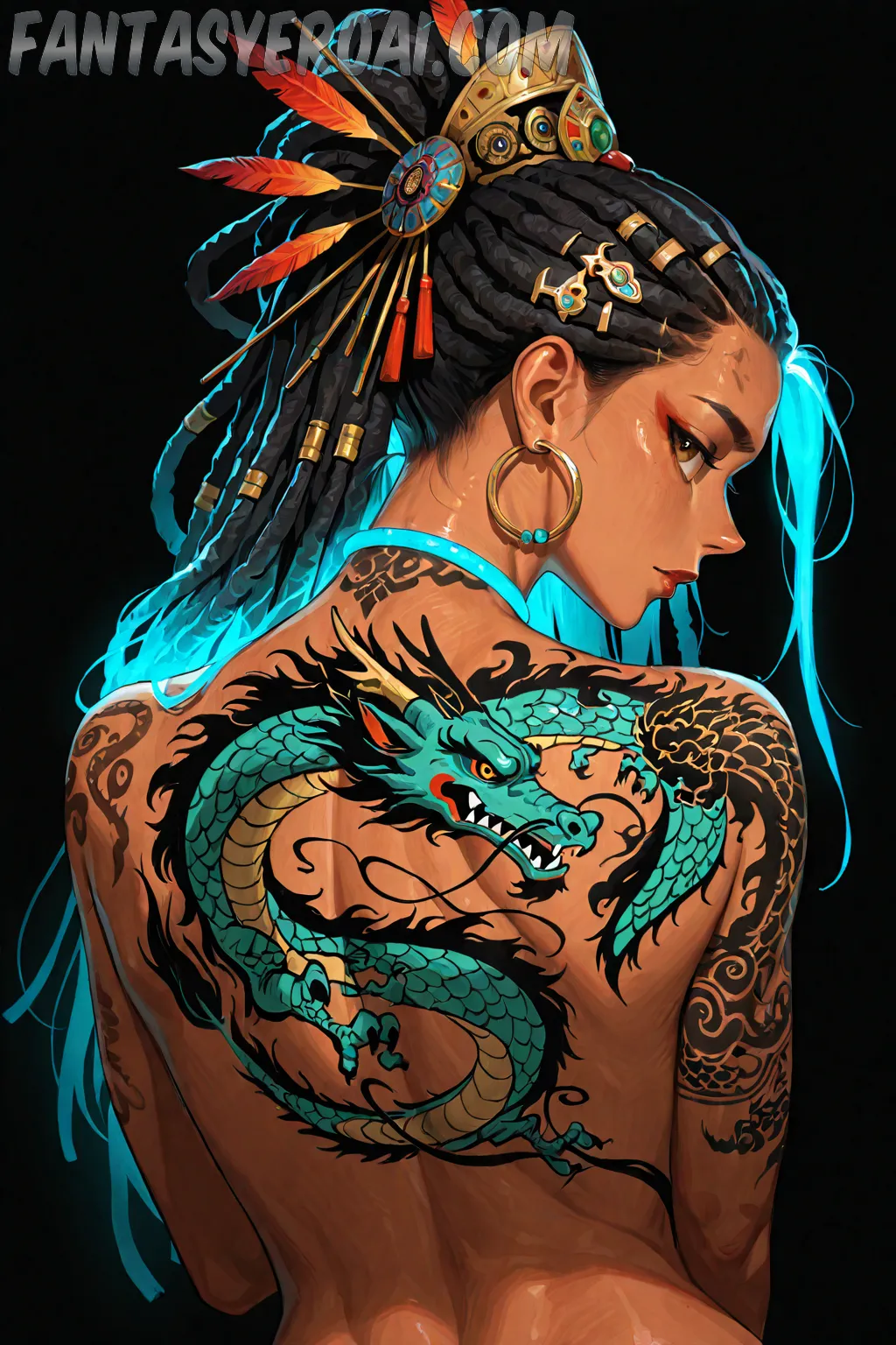 Arte hentai ilustración increíble de Naked German Teens generado por IA