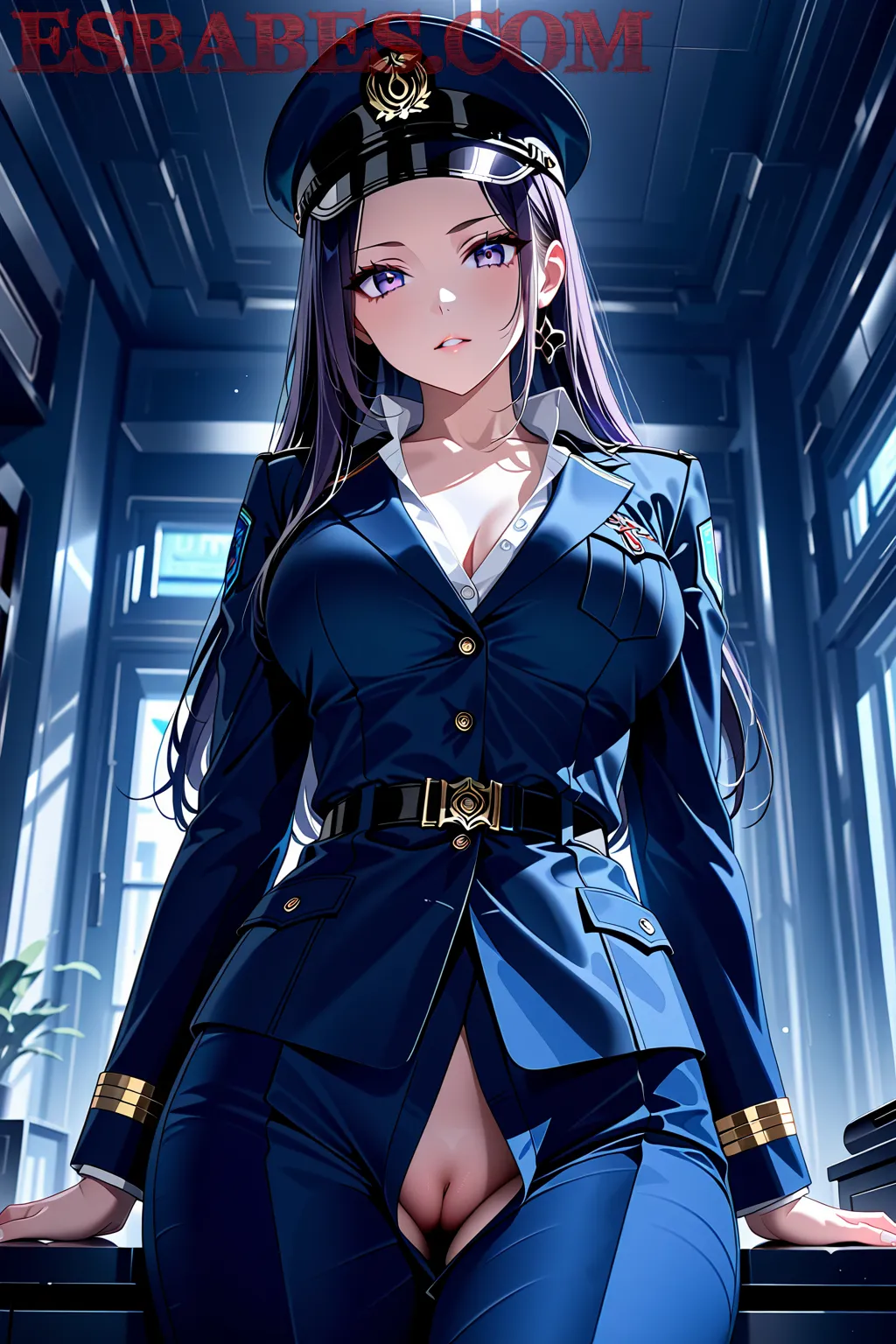 Arte hentai ilustración increíble de Naked In Park generado por IA