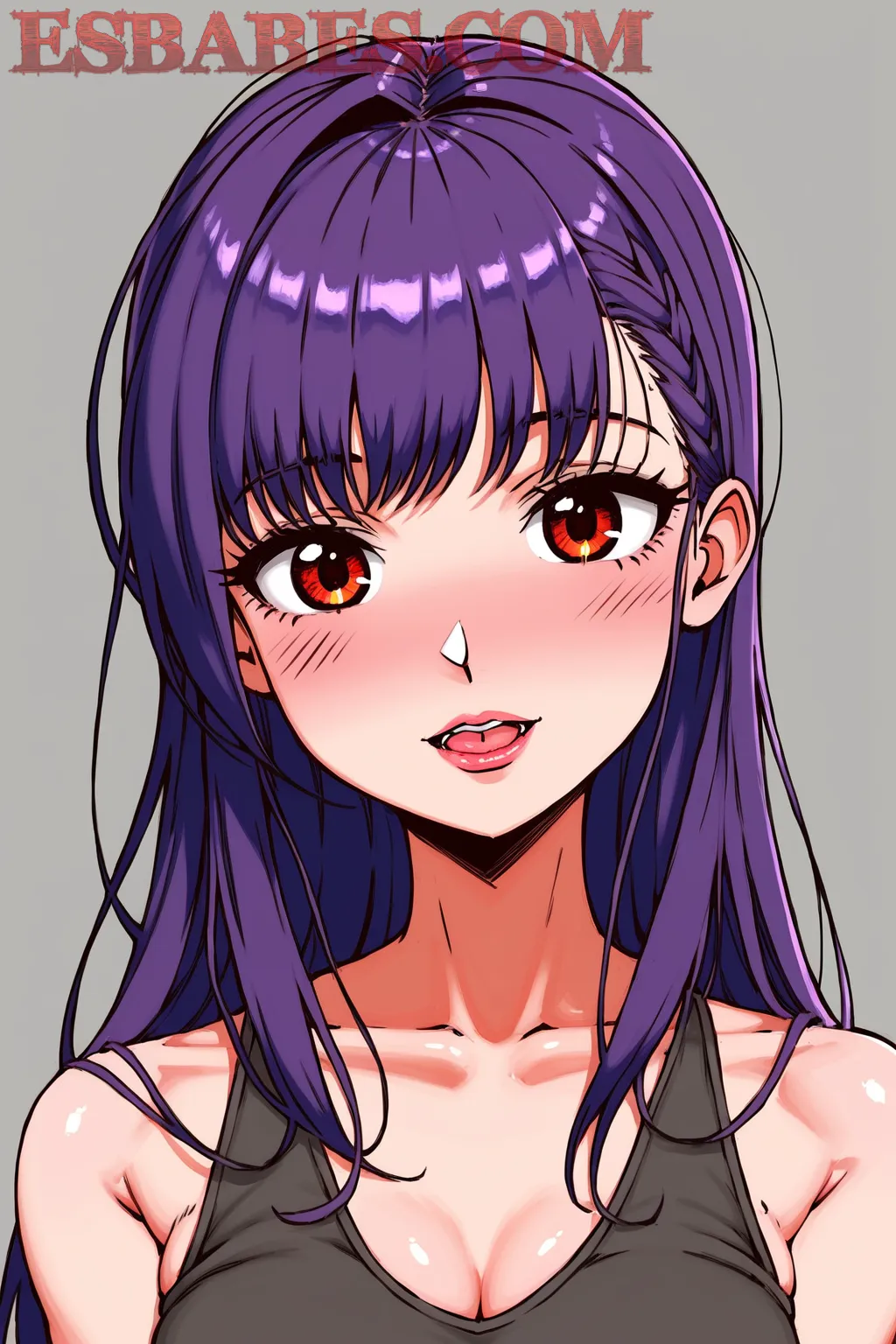 Arte hentai ilustración increíble de Naked Li Moon generado por IA