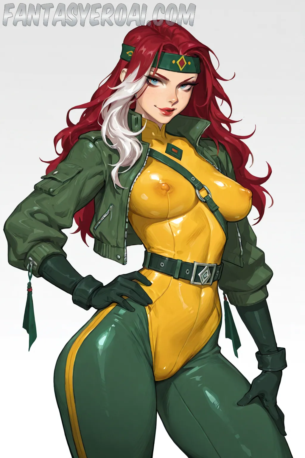 Arte hentai ilustración increíble de Naked Pussy Selfies Amateur generado por IA