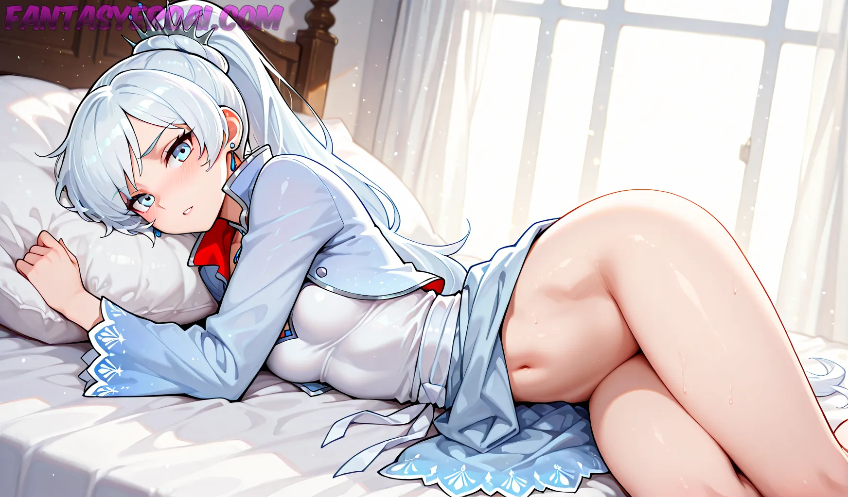 Arte hentai ilustración increíble de Naked Ranger Babe generado por IA