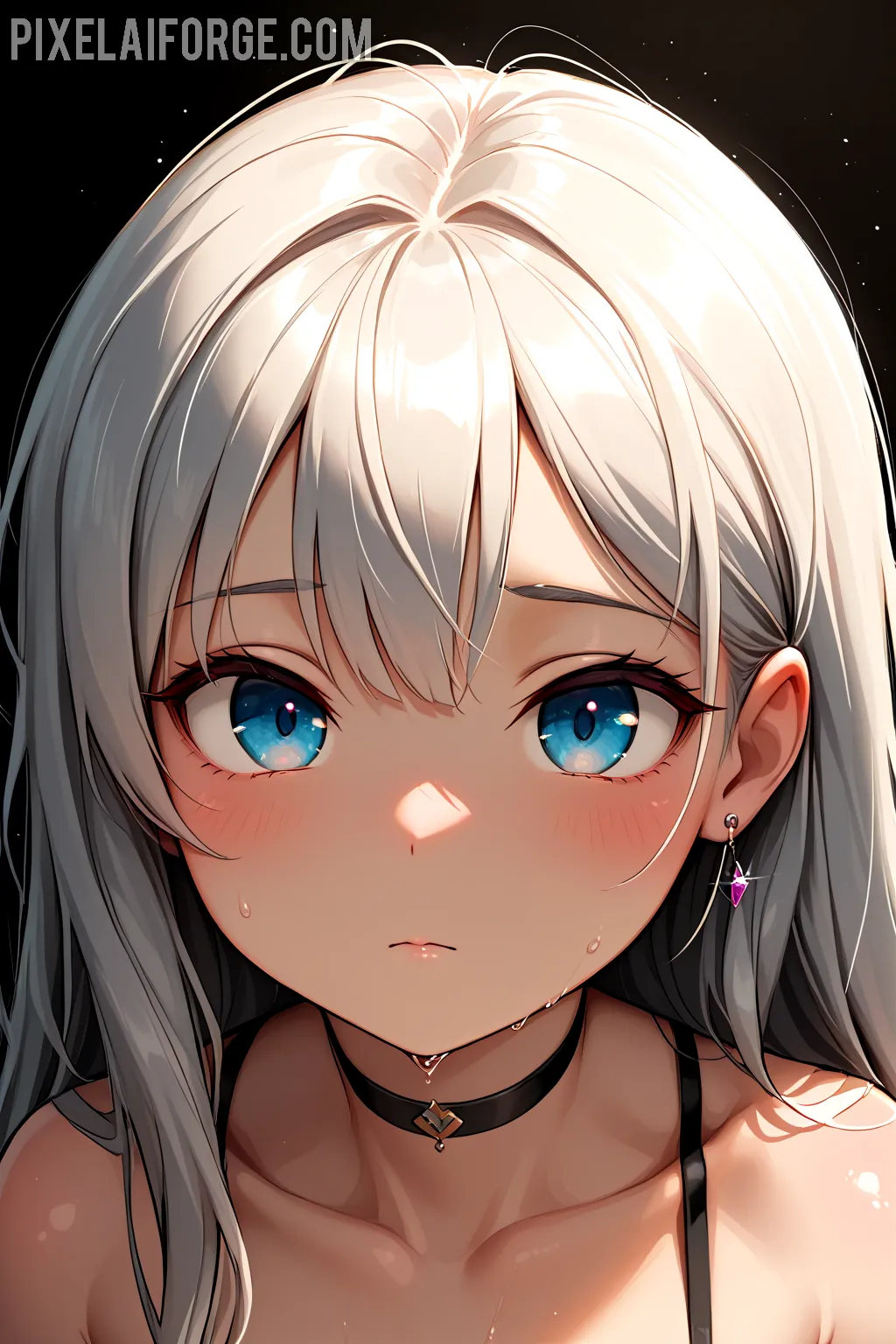 Arte hentai ilustración increíble de Nancy A Desnuda Para El Verano generado por IA