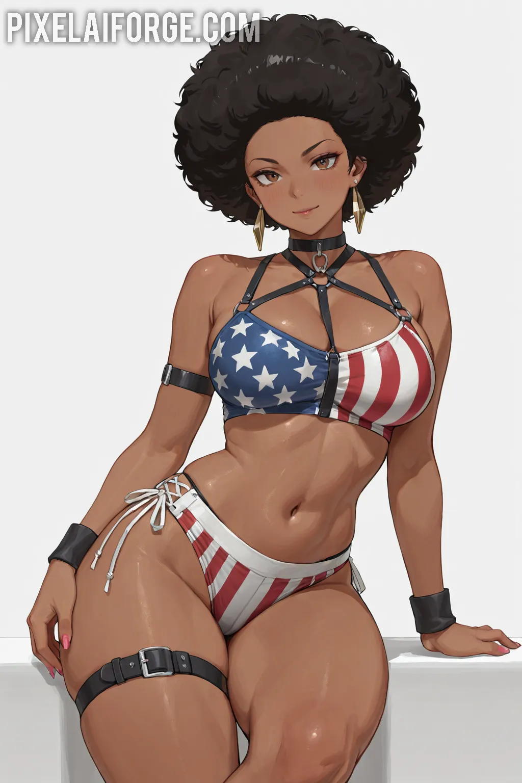 Arte hentai ilustración increíble de Naruto Anime Games Samurai Champloo Haikyuu Moe generado por IA