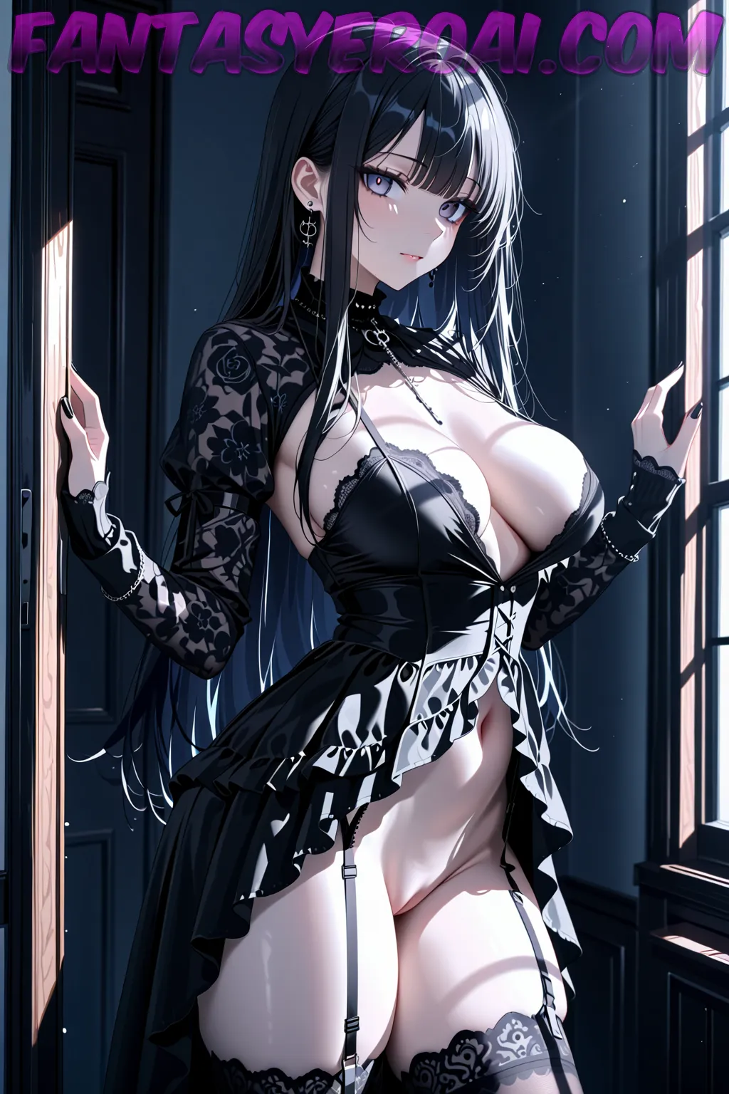 Arte hentai ilustración increíble de Naruto Netflix Anime Isekai Bishoujo Doujinshi generado por IA