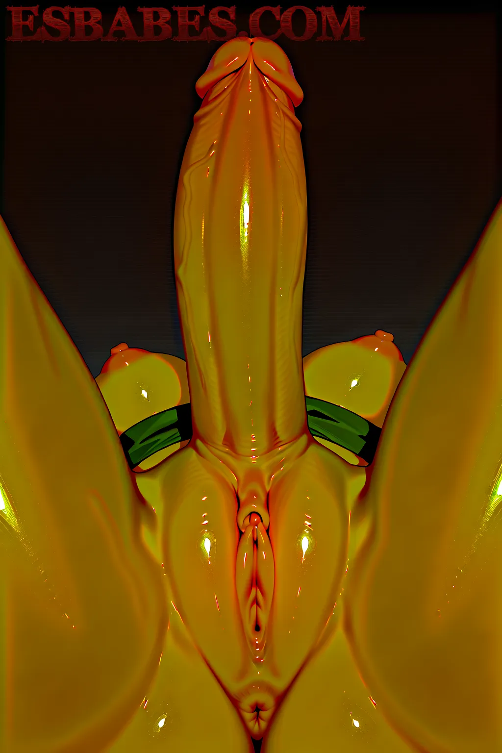 Arte hentai ilustración increíble de Natalie Sparks Desnuda generado por IA