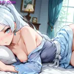 Arte hentai ilustración increíble de Nathy Peluso Hermosa Belleza generado por IA