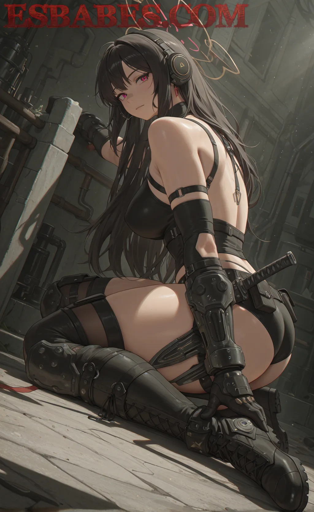 Arte hentai ilustración increíble de Nekane Una Piva Muy Caliente generado por IA