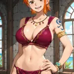 Arte hentai ilustración increíble de Nene Yoshitaka generado por IA