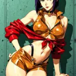 Arte hentai ilustración increíble de Nessie Joy Desnuda Y Sexy Pelirroja generado por IA