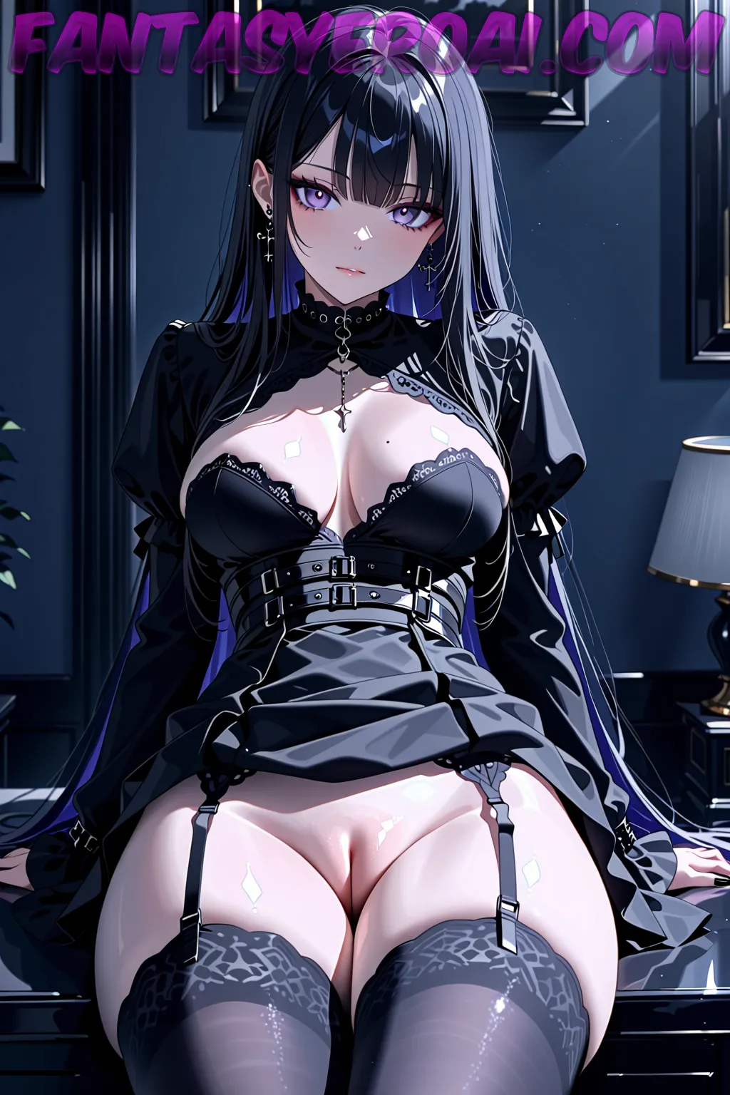 Arte hentai ilustración increíble de New Anime Gojo Satoru Anime Music Catgirl Yandere generado por IA