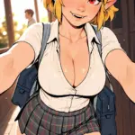 Arte hentai ilustración increíble de New Beauty Naked Ranger Babe generado por IA