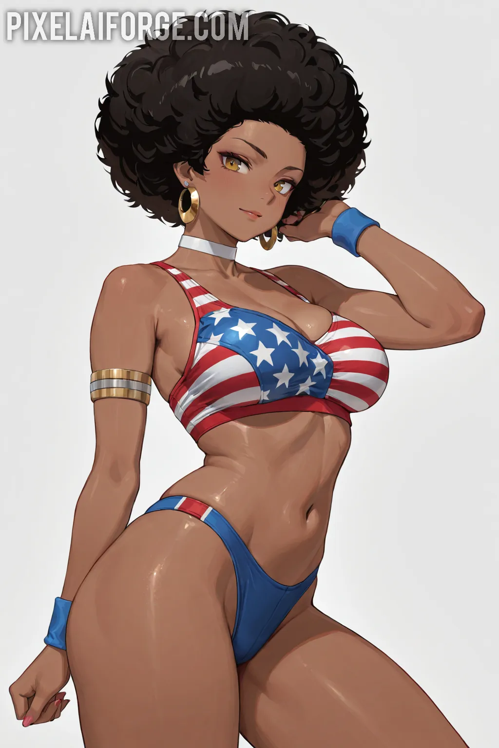 Arte hentai ilustración increíble de Nicole So Beautiful generado por IA