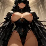 Arte hentai ilustración increíble de Niemira Al Desnudo generado por IA