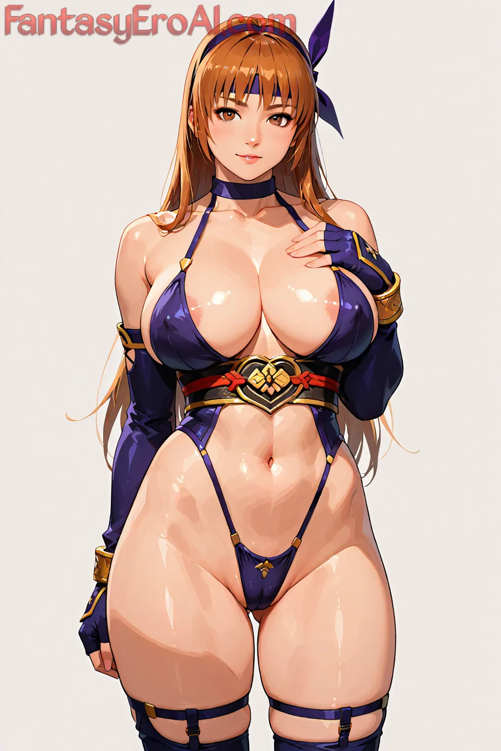 Arte hentai ilustración increíble de Nikia A Erotica Y Sexy Modelo generado por IA