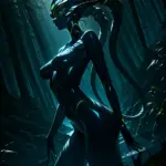 Arte hentai ilustración increíble de Nikki Sims In Lingerie generado por IA